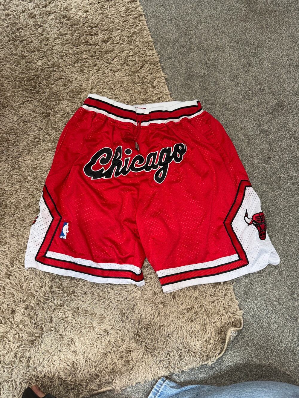 Just Don Retro NBA Chicago Bulls 1997-98 Throwback Basketball Shorts Men's XL